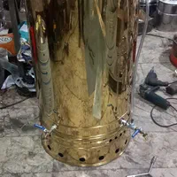 سماور گازی استیل بزرگ مسجدی هیئتی|سماور، چایساز، قهوهساز|مشهد, حرم مطهر رضوی|دیوار