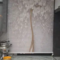 پرده زبرا آشپزخانه 2 عدد