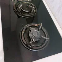 گاز رو میزی دو شعله با کمد کابینت ام دی اف