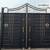 بزرگ باغی درب حیاط حیاطی آهن آهنی
