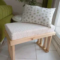پاف چوبی با فوم سرد