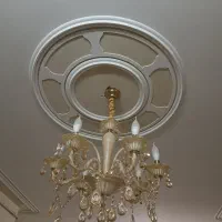 دو عدد لوستر|لوستر و چراغ آویز|زنجان, |دیوار