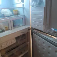 یخچال اکترو استیل فوق العاده تمیر بدون هیچ مشکلی