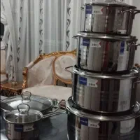 قابلمه استیل کرمکاز ترکیه ۱۲ پارچه نو آکبند