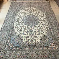 یک جفت فرش ۹متری اردکان (گل ابریشم دار)
