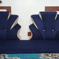 پشتی خلیجی ۱۲نفره درحد نو|مبلمان خانگی و میز عسلی|کارون, |دیوار