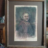 دوقطعه تابلوی نقاشی کلکسیونی آنتیک