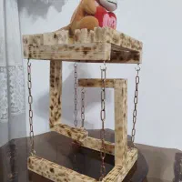 پایه دکوری چوبی دست‌ساز خاص|صنایع دستی و سایر لوازم تزئینی|نجف‌آباد, امام خمینی|دیوار