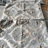 12زیرگوشی4تاگرد کرم طوسی درحدنو