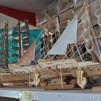 کشتی دکوری جایدستمال کاغذی جاکلیدی صندوق عمده و تک