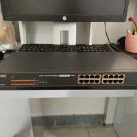 سوئیچ گیگابایتی 16پورت POE