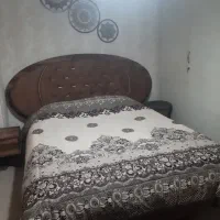 روتختی دونفره نو رنگ کرم نخودی