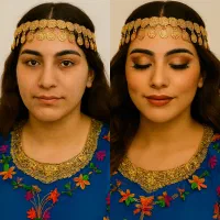 به چند نفرخانم جهت مدل میکاپ نیازدارم