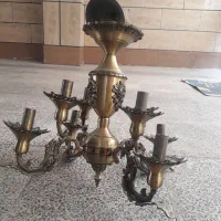 لوستر برنز ۴ شاخه ۸ شعله