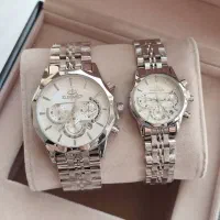 ساعت ست الگانس عروس دامادی سه موتورفعال استیل توپر|ساعت|تبریز, |دیوار