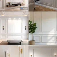 گچکاری .لکه گیری .خورده کاری.قاب بندی دیوار.TV|خدمات پیشه و مهارت|ورامین, ورامین|دیوار