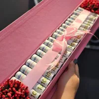 باکس و دسته گل و پول|گل مصنوعی|رشت, سلیمانداراب|دیوار