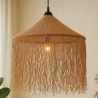 انواع لوسترهای مدرن مکرومه|لوستر و چراغ آویز|رشت, استقامت ۲|دیوار