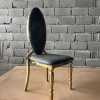 صندلی بیضی طلایی تالاری کد۸۹