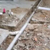 حفاری ولوله کشی فاضلاب داخل ساختمان به اگوی شهری