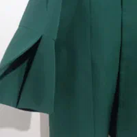 کت زنانه سبزیشمی مزون دوزی شده/سایز۴۸تا۵۴