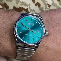 ساعت کاسیو بند استیل رنگ کمیاب