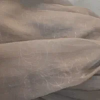 پرده زیر حریر خارجی و رویه مخمل درجه یک|پرده، رانر، رومیزی|تهران, شهرک رضویه|دیوار