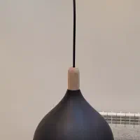 فروش لوستر مدرن چوب و فلز|لوستر و چراغ آویز|کرج, باغستان|دیوار