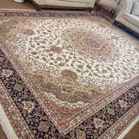 فرش ۱۲ متری ۱۵۰۰ شانه پرتراکم دست باف گونه برند