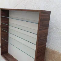 شلف دیواری آرایشگاه ناخن کاری مخصوص جا لاکی|کتابخانه، شلف، قفسه‌های دیواری|چهارباغ, |دیوار