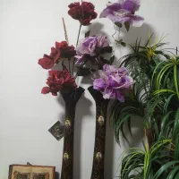 دو عدد گلدان