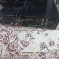 دستگاه آمپلی فایر با بوقه و یونیت و میکروفن