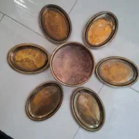 سینی تعارف قندپهلو و کاسه دار پاسماوری روسی