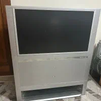 تی وی تلویزیون نقره ال جی الجی همراه میز سالم بزرگ