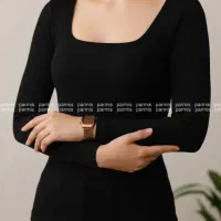 بلوز آستین دار یقه خشتی|لباس|اوز, |دیوار