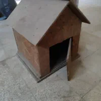 لانه سگ چوبی مقاوم و تمیز مناسب سگ و گربه