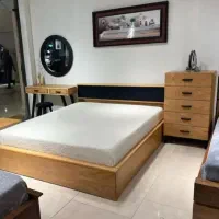 تخت خواب تولیدی + تشک باکیفیت|تخت و سرویس خواب|رشت, کوی حسینی|دیوار
