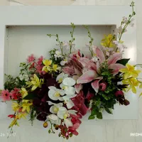 تابلو گل|گل مصنوعی|قم, شهرک قدس|دیوار