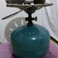 گاز پیک نیک  تک شعله دو شیر با تک شعله رومیزی