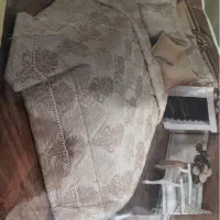 روتختی دو نفره یکبار استفاده شده روی تخت و رومیزی|سرویس روتختی|تهران, نیاوران|دیوار