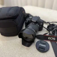 دوربین  canon 1500 d لنز 18.135