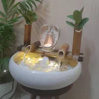 آبنمای سرامیکی فرشته دعاگو طرح لاکچری