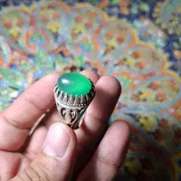 انگشتر دستساز عقیق سبز یمنی|جواهرات|تهران, زمزم|دیوار