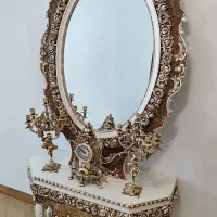 آیینه شمعدان جلو مبلی عسلی ومیزتلویزیون