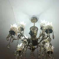 لوستر برنز ۴ شاخه ۸ شعله