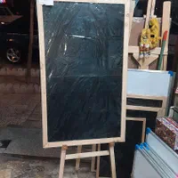 تخته سیاه به همراه سه پایه نقاشی تخته وایت برد سه|لوازم التحریر|مشهد, هفده شهریور|دیوار