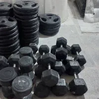 صفحه  و دمبل  کارکرده|تجهیزات ورزشی|نهاوند, |دیوار