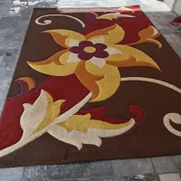 فرش ماشینی فانتزی ۹متری کاملا سالم