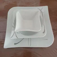 سرویس غذاخوری چینی توس۱۸نفره بی صبحانه خوری درحدنو|ظروف سرو و پذیرایی|تبریز, |دیوار