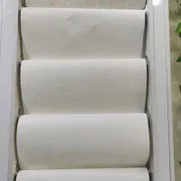 کاغذ دیواری سفید ساده روشن شاین دار